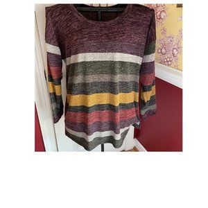 Accent Pullover Slub Sweater 2X
